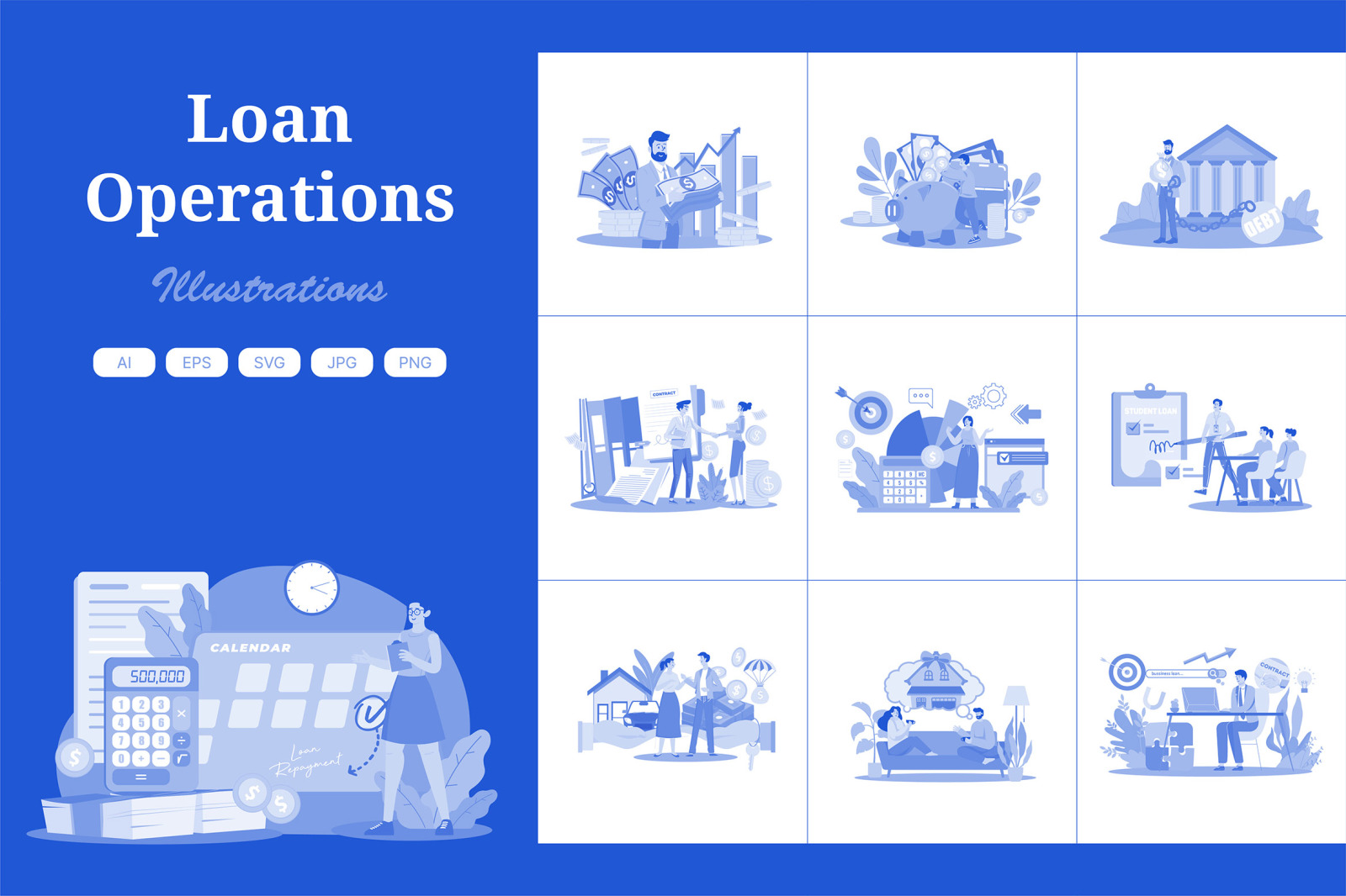 M601_Loan Operations Illustration Pack 2 M601_Loan Operations Illustration Pack 2