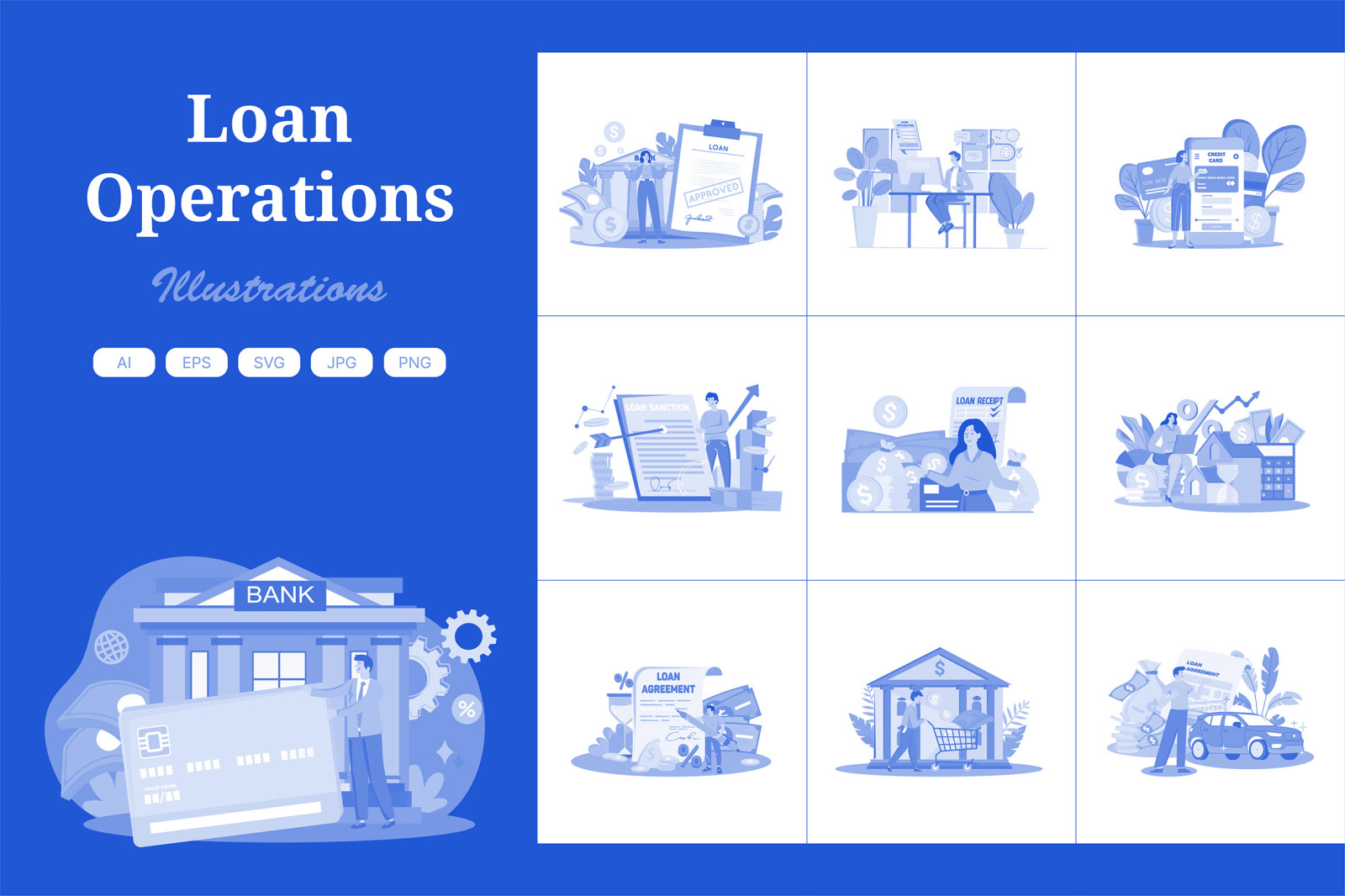 M601_Loan Operations Illustration Pack 1 M601_Loan Operations Illustration Pack 1