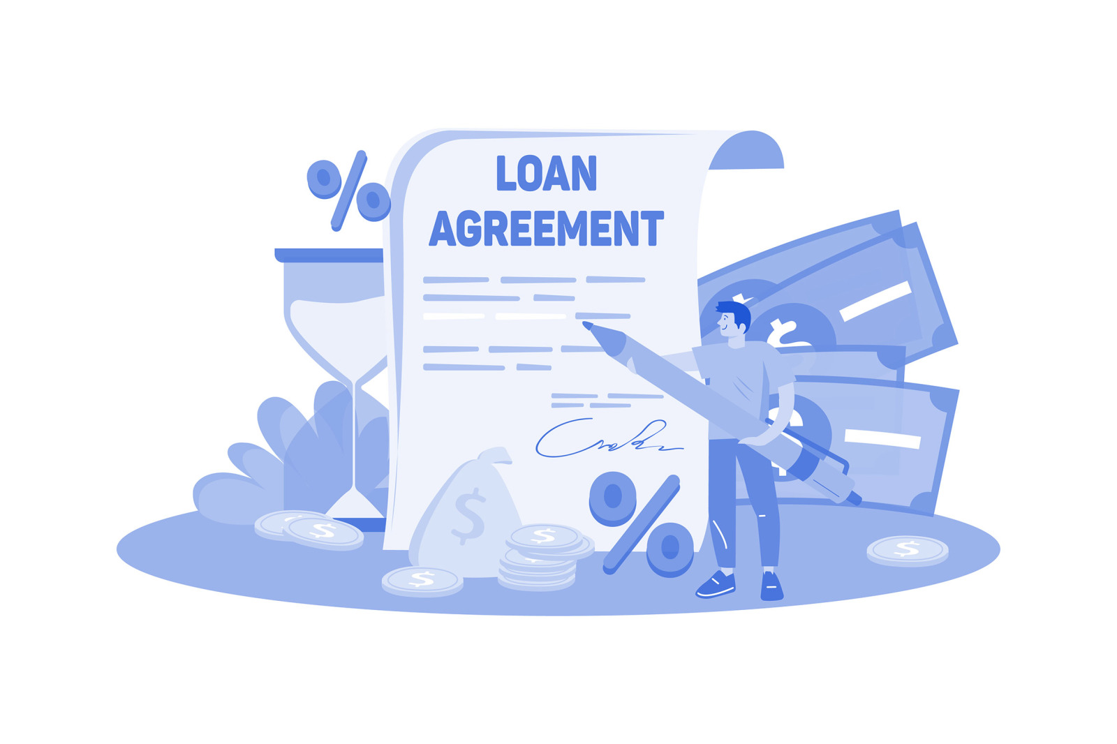 M601_Loan Operations Illustration Pack 1 M601_Loan Operations Illustration Pack 1