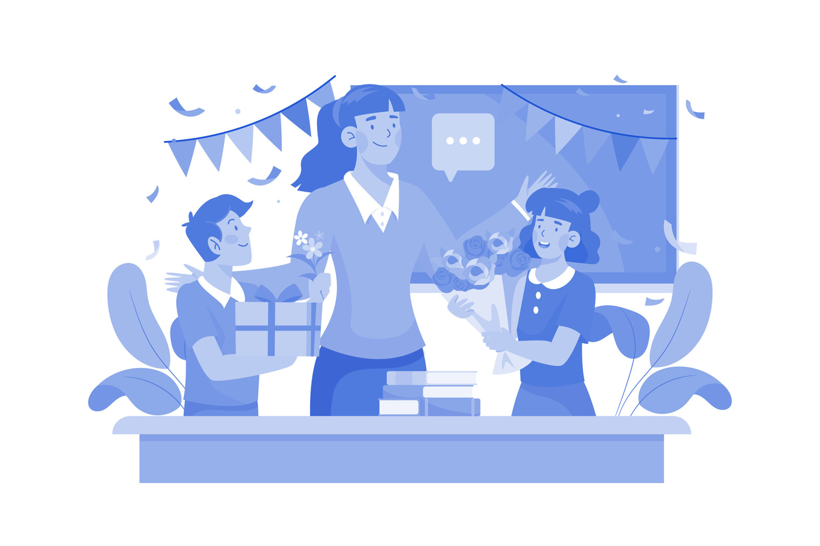 M602_Teacher's Day Illustration Pack M602_Teacher's Day Illustration Pack