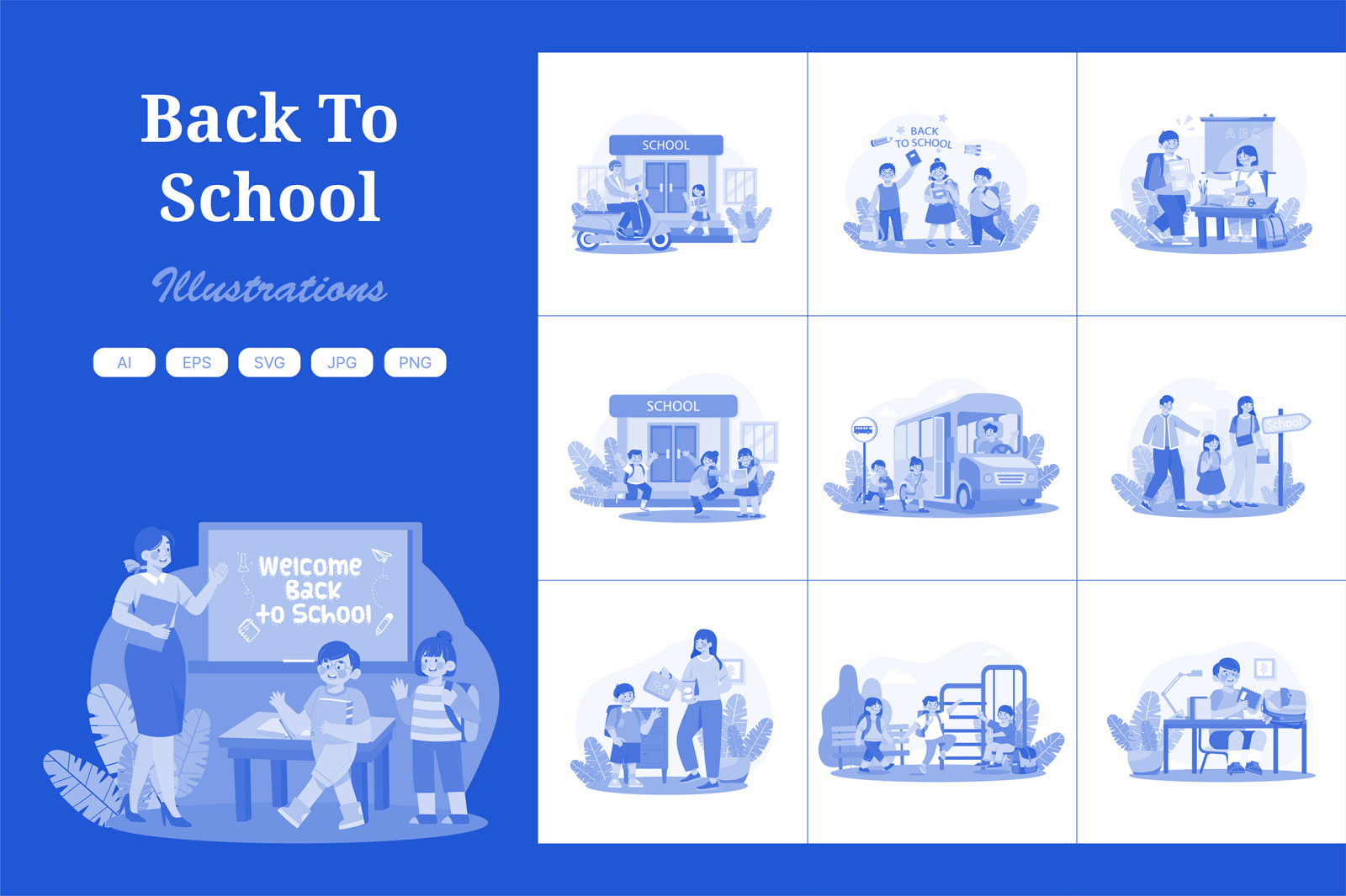 M603_Back To School Illustration Pack M603_Back To School Illustration Pack