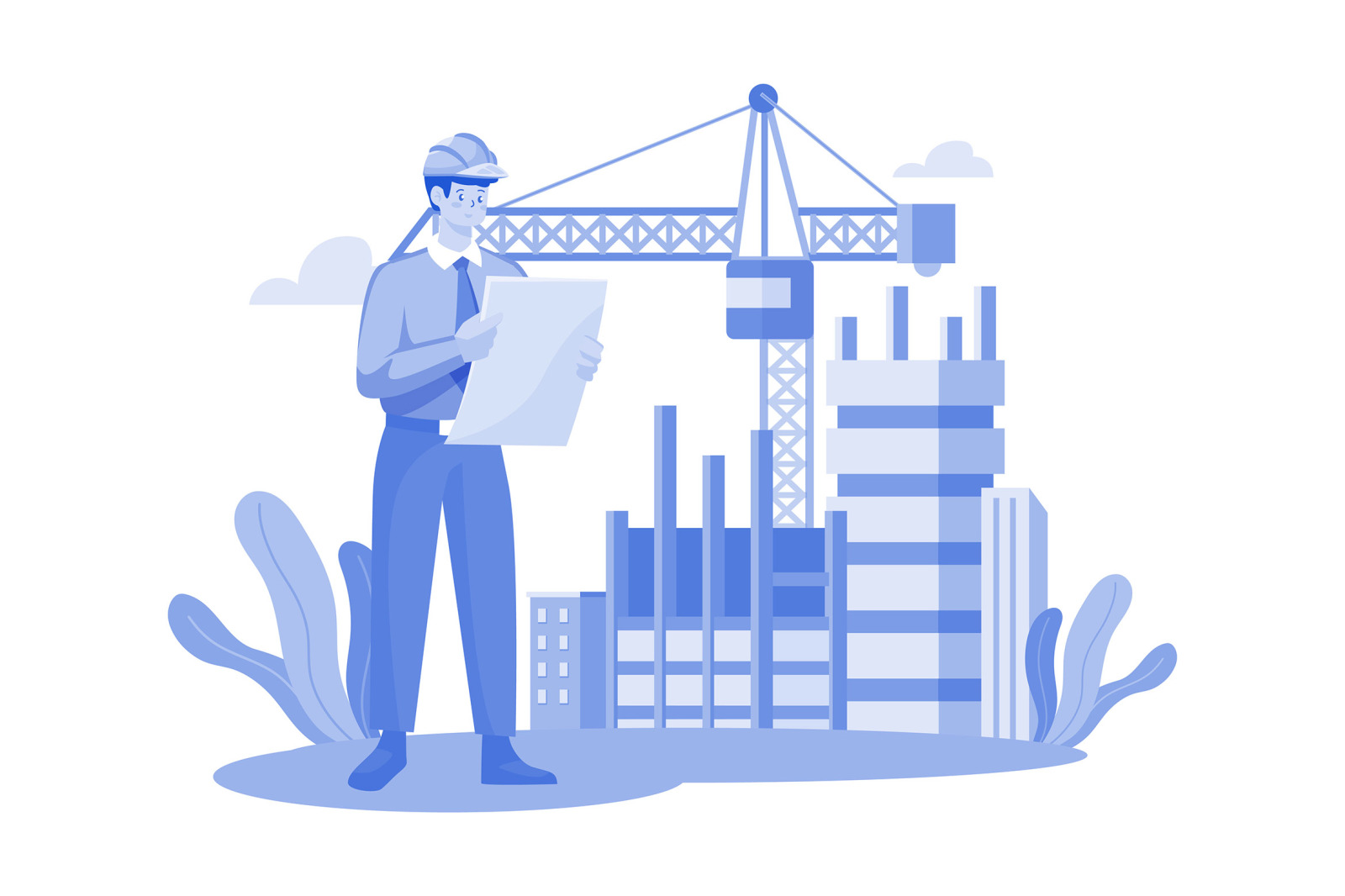 M607_Construction Services Illustration Pack M607_Construction Services Illustration Pack