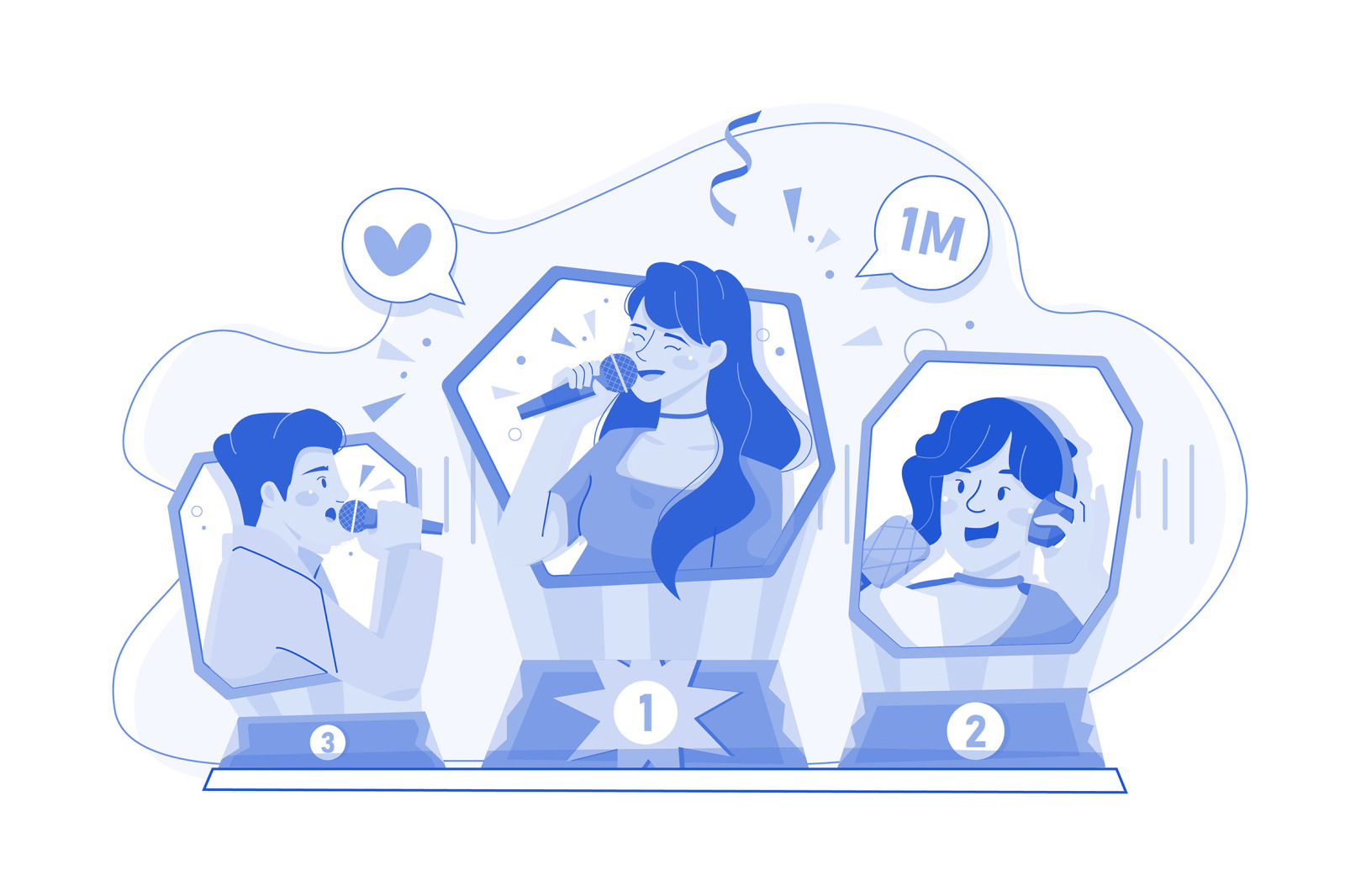 M611_Live Podcast Illustration Pack M611_Live Podcast Illustration Pack
