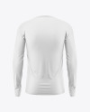 Men’s Long Sleeve T-Shirt Mockup - Back View