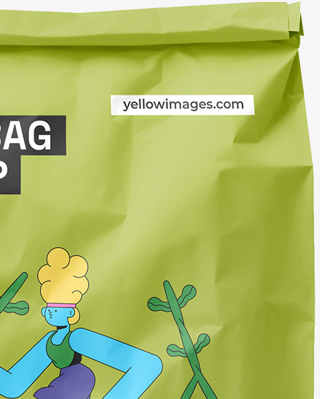 Paper Food Bag Mockup