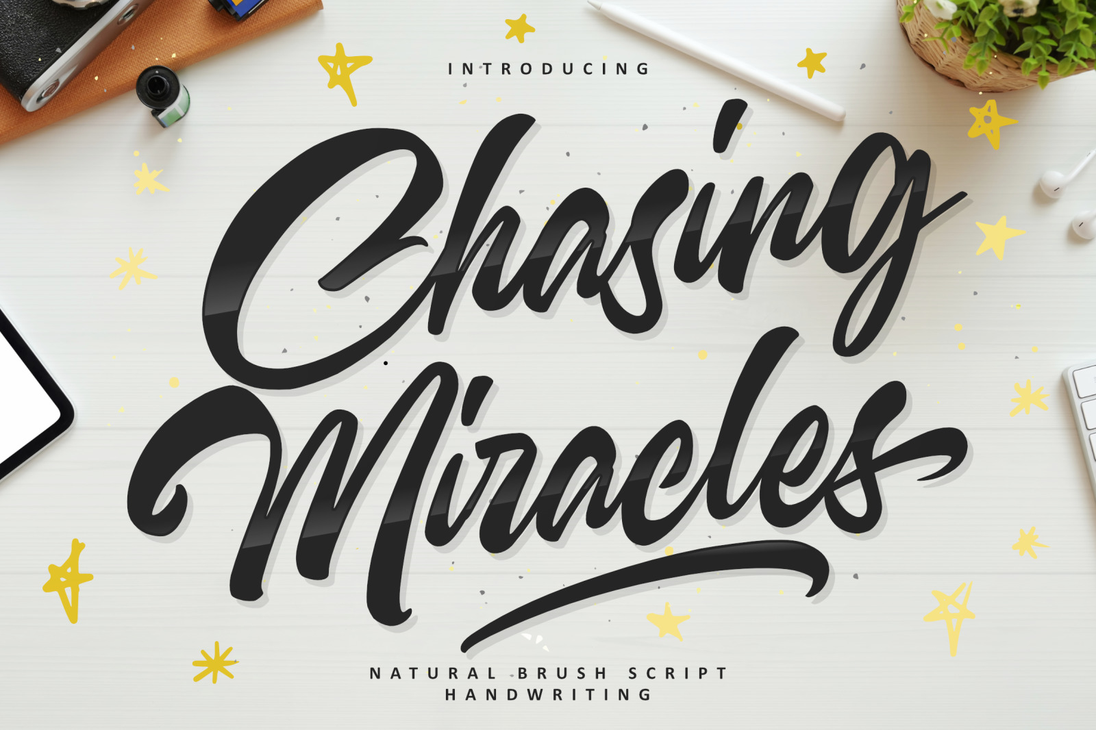 Chasing Miracles -Handwriting Script Chasing Miracles -Handwriting Script
