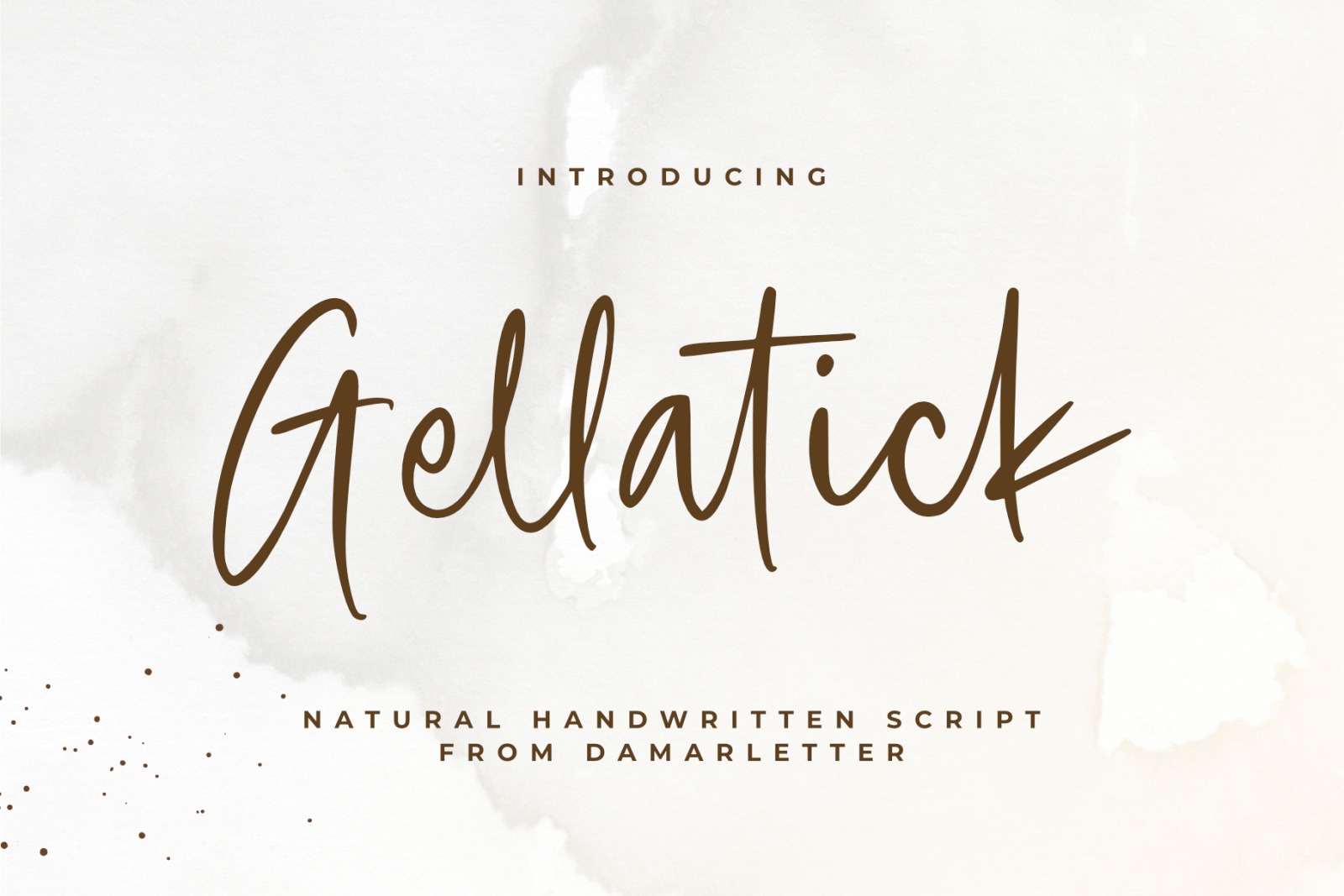 Gellatick Handwriting Script