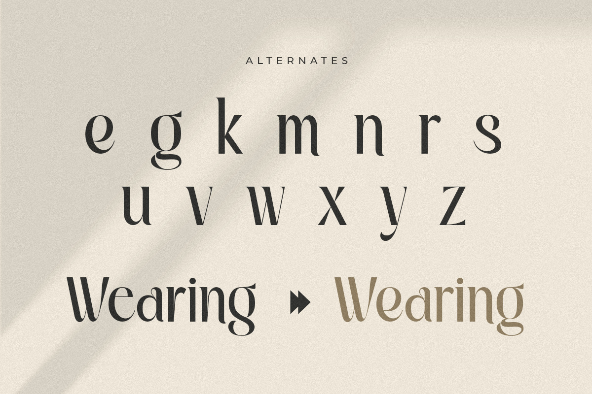 Quning - Modern Classy Elegant Font