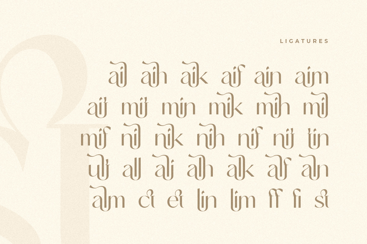 Rainfall - Elegant Display Font