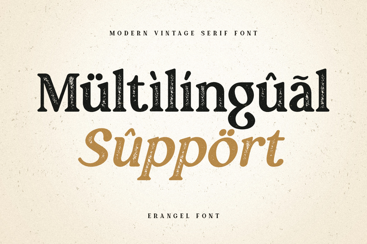 Erangel – Modern Vintage Serif Font Erangel – Modern Vintage Serif Font