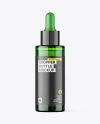 Green Glass Dropper Bottle Mockup