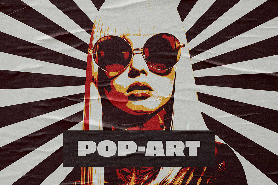 Сlassic Pop-Art Photo Effect Сlassic Pop-Art Photo Effect