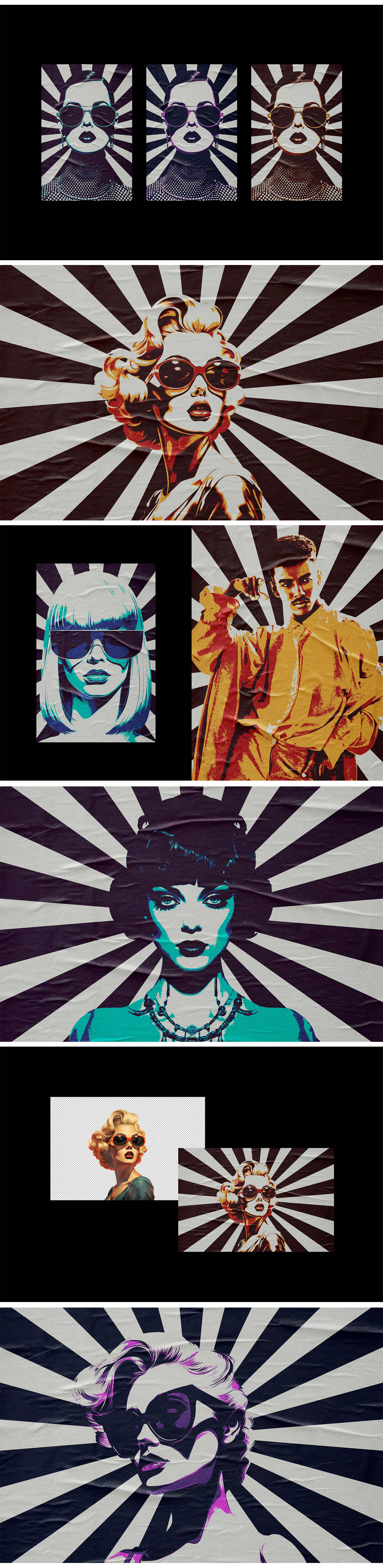Сlassic Pop-Art Photo Effect Сlassic Pop-Art Photo Effect