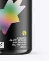 Dark Amber Glass Essential Oil Bottle Mockup