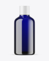 Blue Glass Essential Oil Bottle Mockup