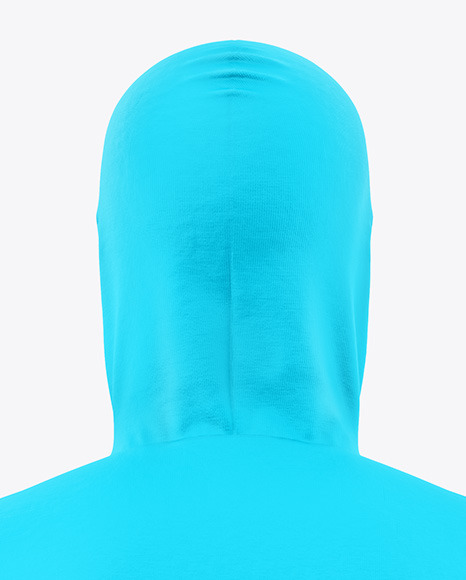 Men’s Long Sleeve T-Shirt with Hood Mockup - Back View