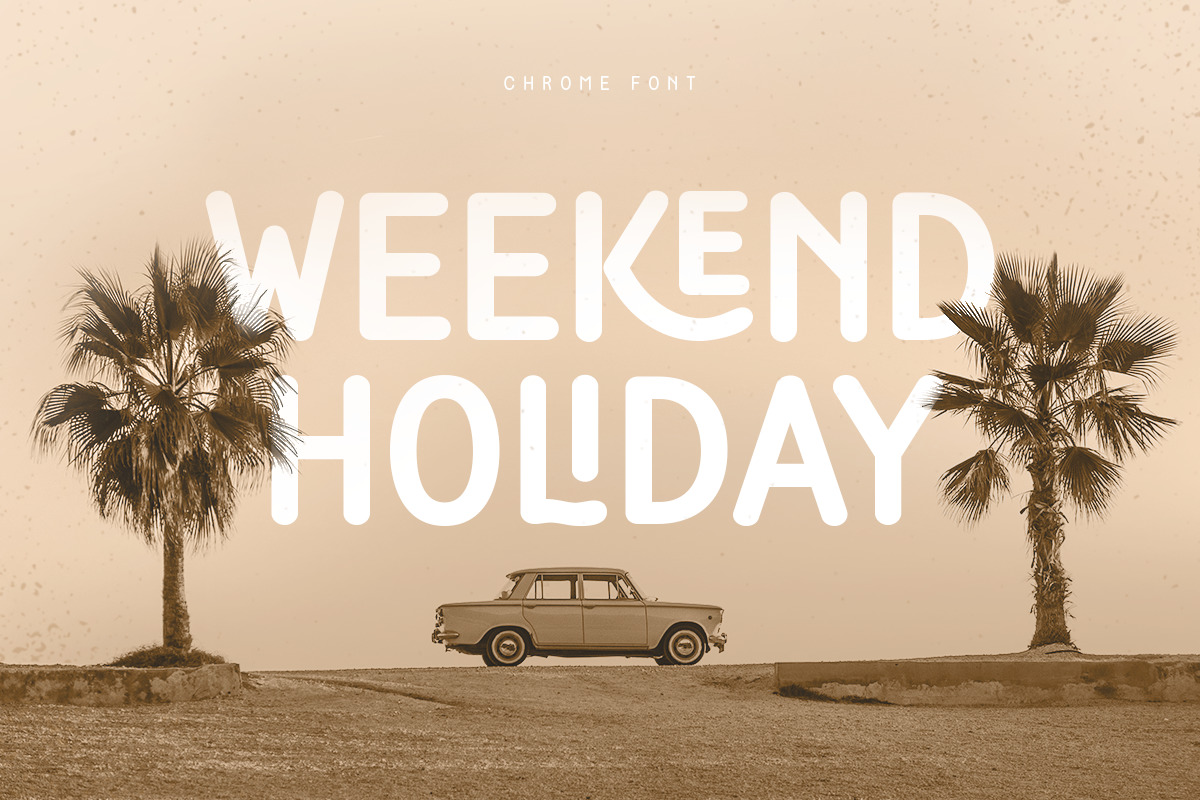 Chrome - Headline Vintage Sans Serif Font Chrome - Headline Vintage Sans Serif Font