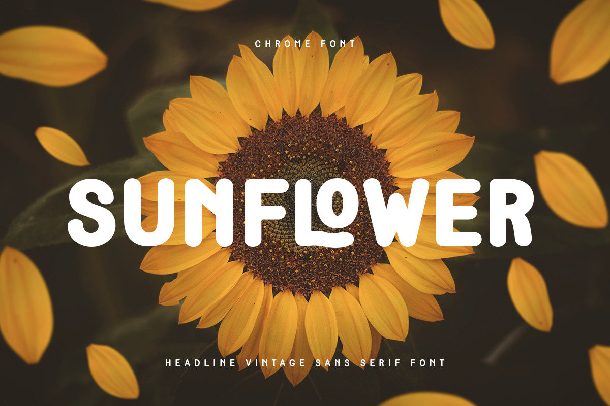 Chrome - Headline Vintage Sans Serif Font Chrome - Headline Vintage Sans Serif Font