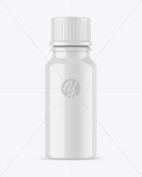 Glossy Essential Oil Bottle Mockup