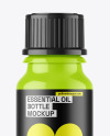 Glossy Essential Oil Bottle Mockup