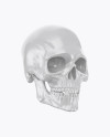 Skull Mockup - Half Side View