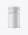 Matte Plastic Pills Bottle Mockup