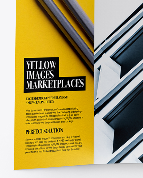 Matte Brochure Mockup