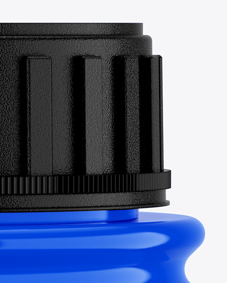 Glossy Plastic Pills Bottle Mockup