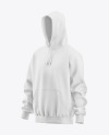 Oversize Hoodie Mockup - Half Side View