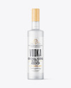 Frosted Glass Vodka Bottle Mockup