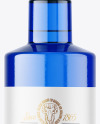 Blue Glass Vodka Bottle Mockup Blue Glass Vodka Bottle Mockup
