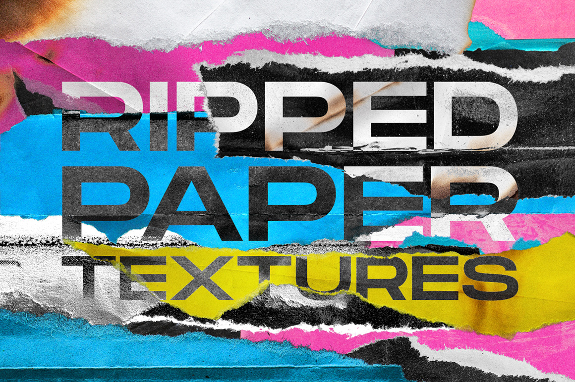 Ripped Paper Textures for Photoshop