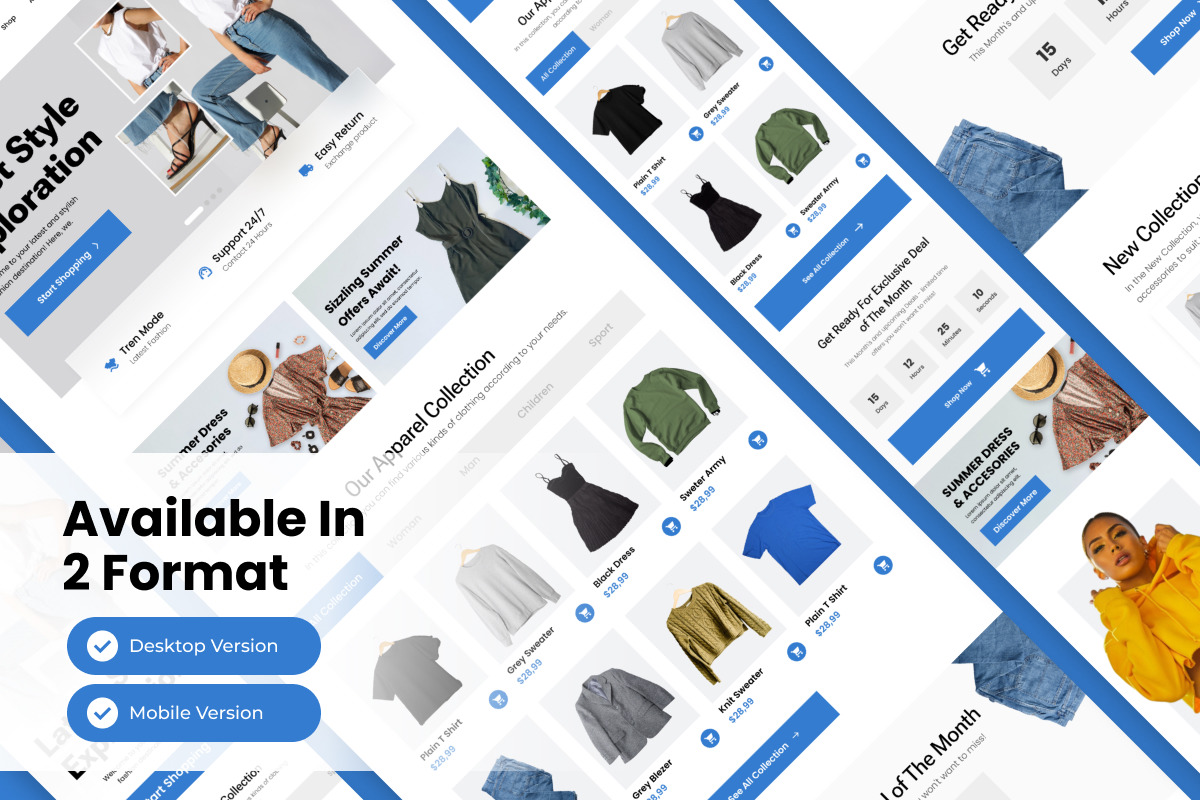 Fashique - Fashion Landing Page Fashique - Fashion Landing Page