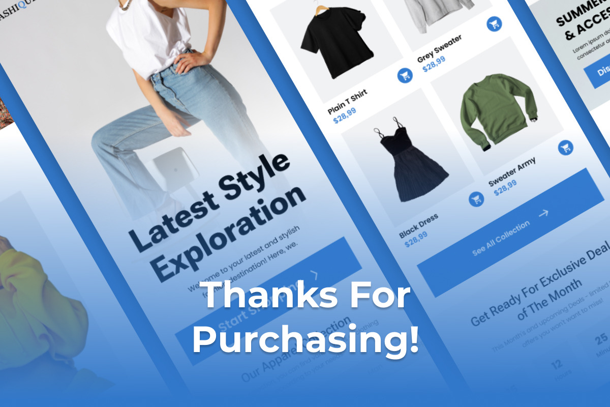Fashique - Fashion Landing Page Fashique - Fashion Landing Page