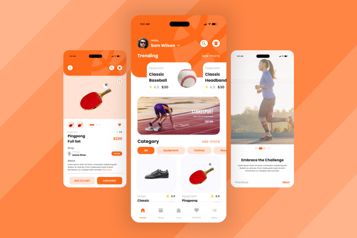 Gearup - Sport Shop Mobile App Gearup - Sport Shop Mobile App