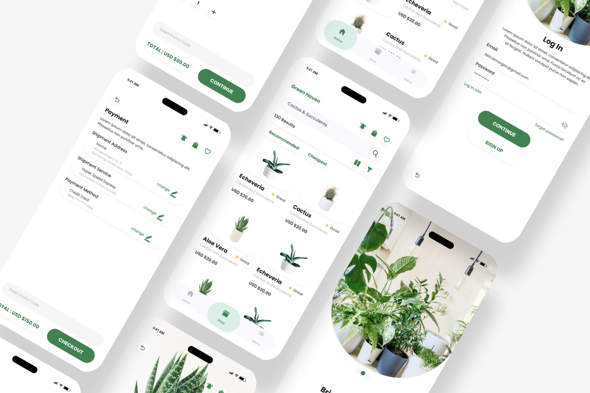 Green Haven - Plant Shop Mobile App