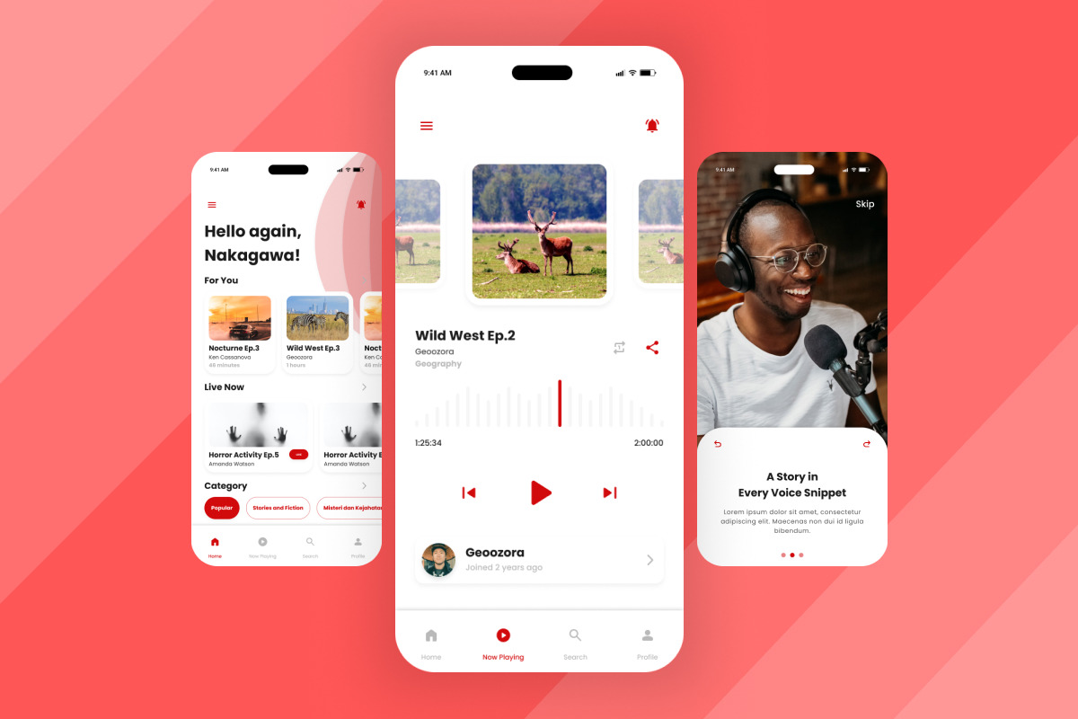 TalkWave - Podcast Mobile App