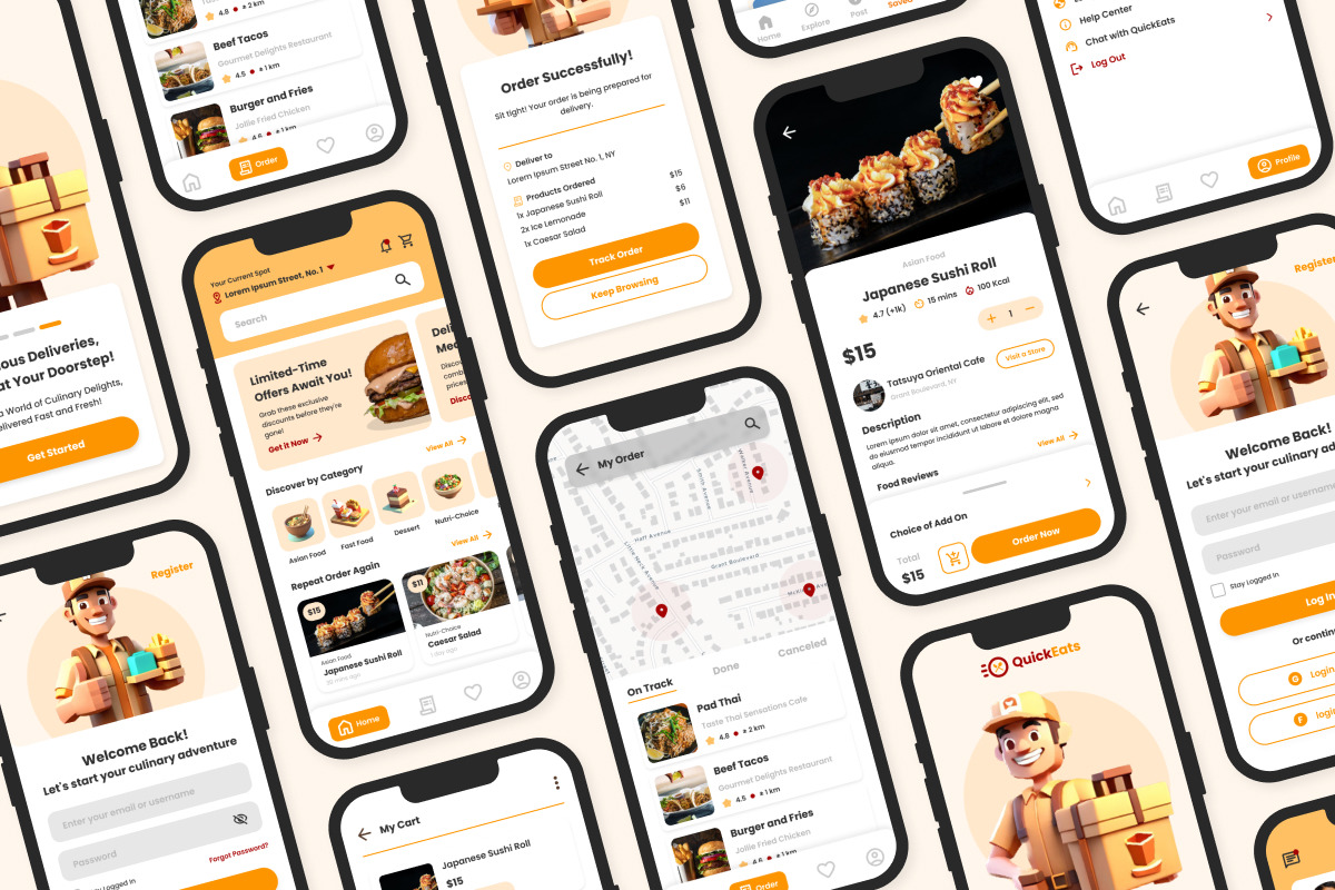 QuickEats - Food Delivery Mobile App