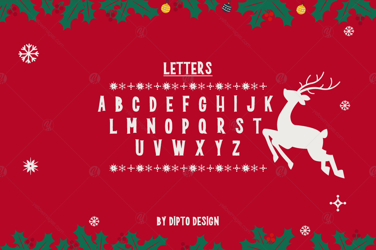 Carol- Christmas Typeface