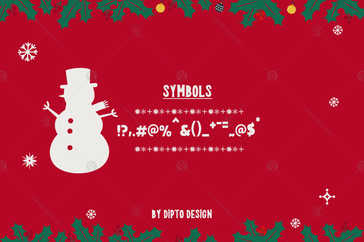 Carol- Christmas Typeface