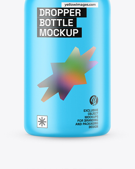 Plastic Dropper Bottle Mockup