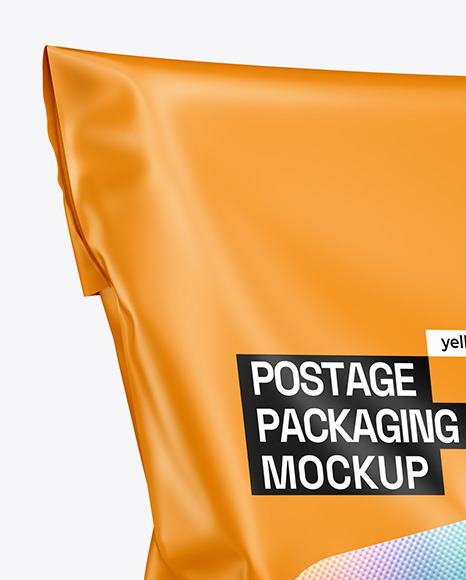 Matte Postage Bag Mockup