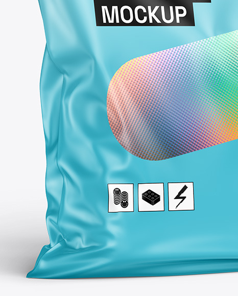 Matte Postage Bag Mockup