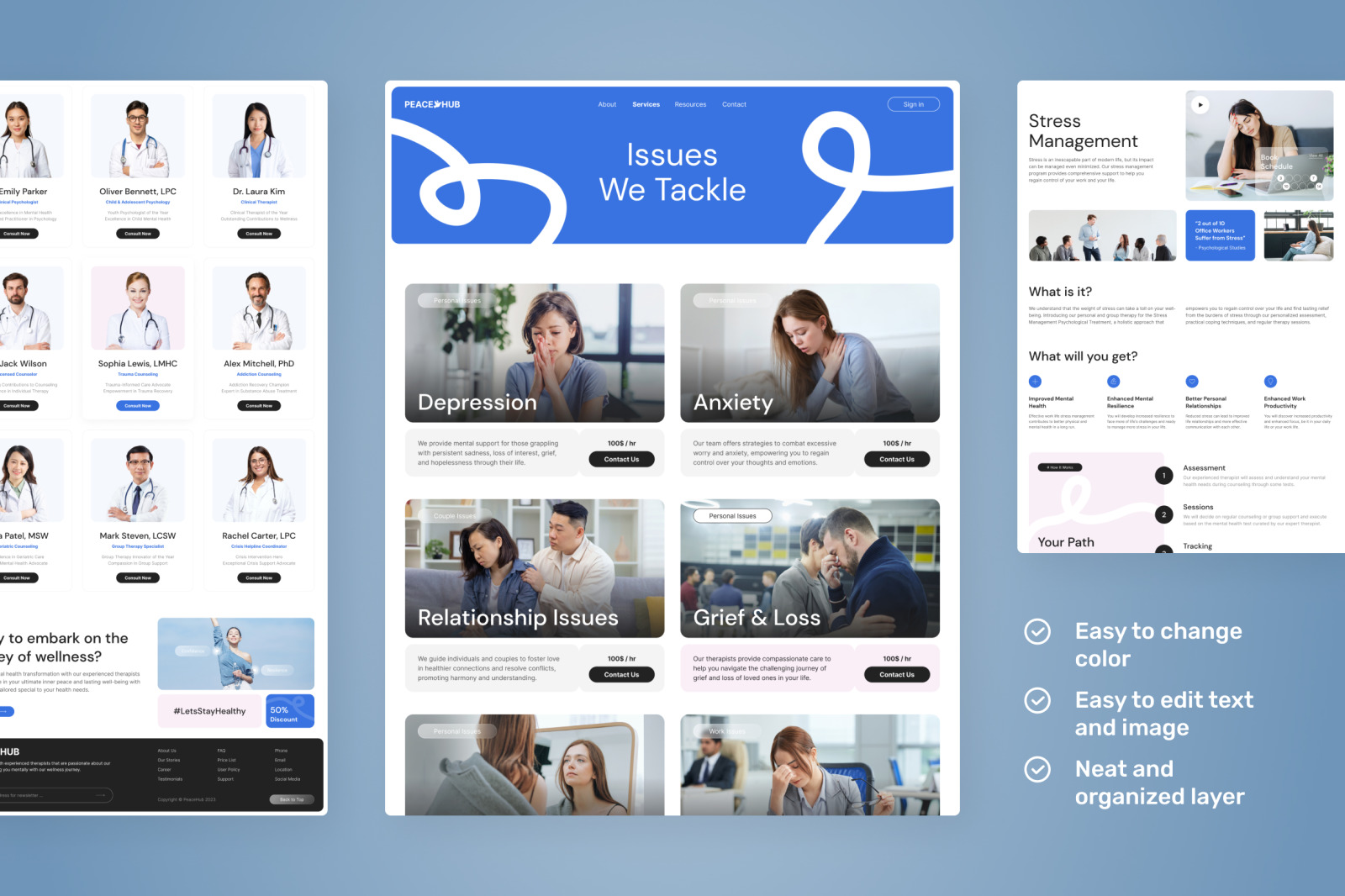 PeaceHub - Mental Health Website PeaceHub - Mental Health Website