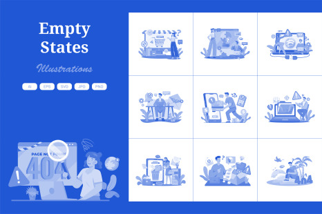 M597_Empty States Illustration Pack 1 - Page error