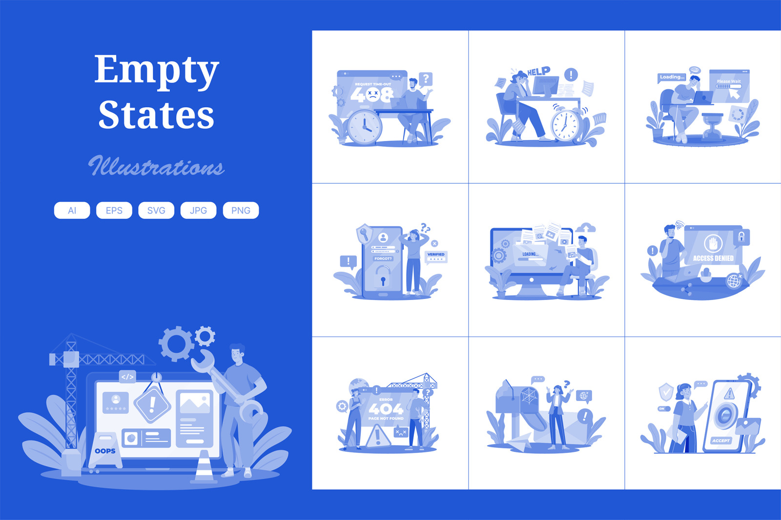 M597_Empty States Illustration Pack 2 M597_Empty States Illustration Pack 2