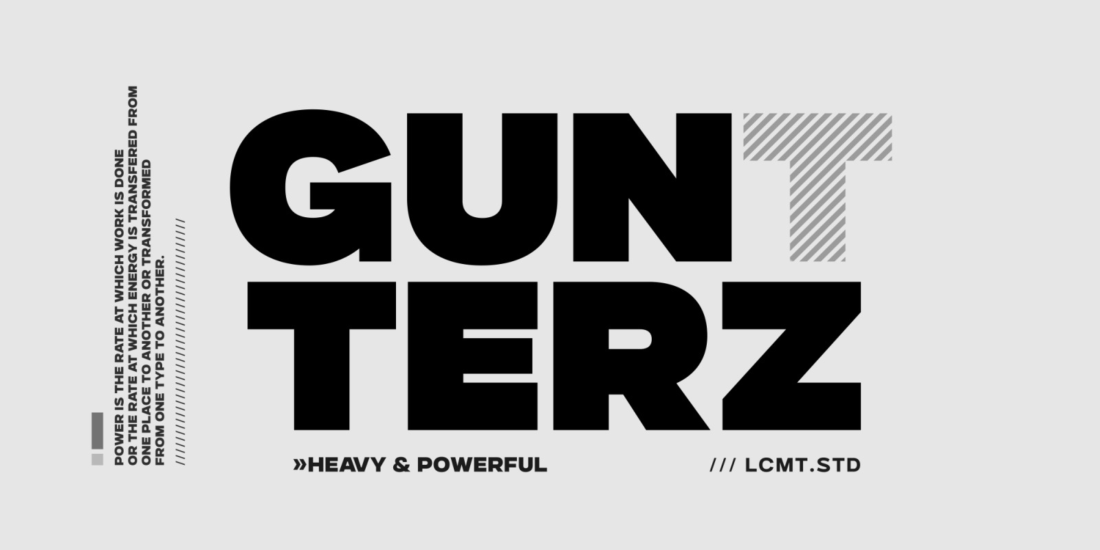 Gunterz Font Gunterz Font