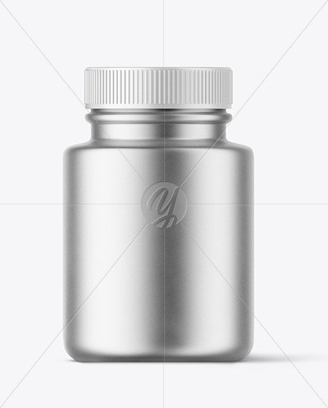 Metallic Jar Mockup