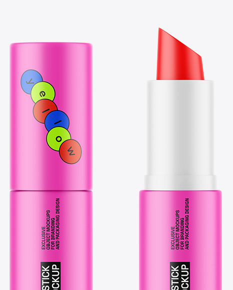 Matte Lipstick Mockup