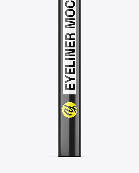 Glossy Cosmetic Eyeliner Mockup